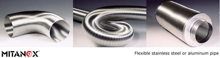 Flexible Stainless Steel 304 316l Ducting Double And Single Walled