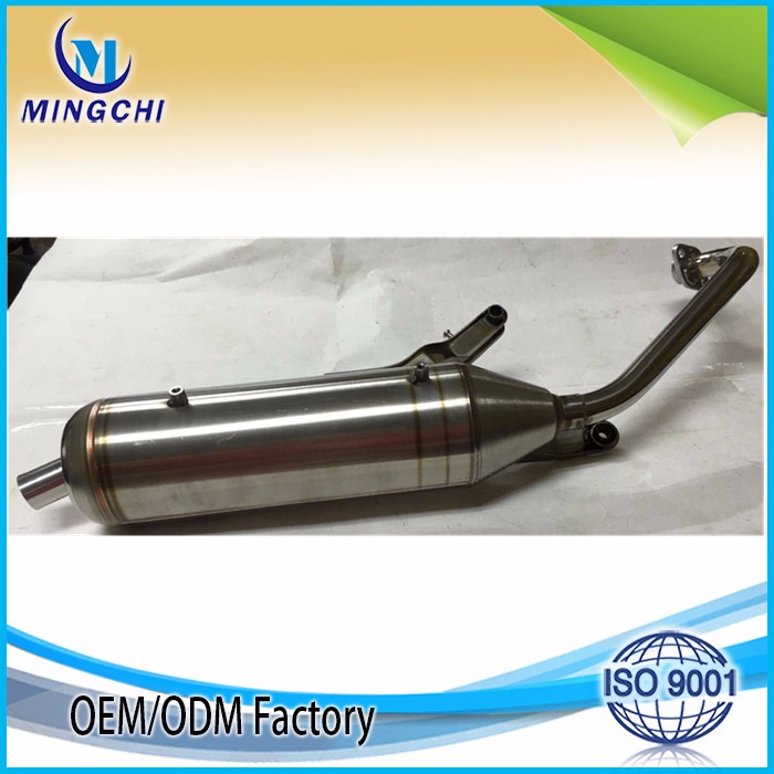 Taiwan Motorcycle Parts Breeze 125 Motorcycle Exhaust Stainless Scooter