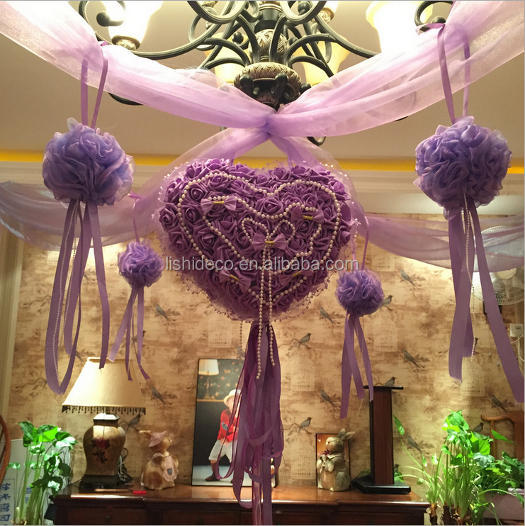 新しいデザインの結婚式の花の卸売安い吊り飾り仕入れ・メーカー・工場