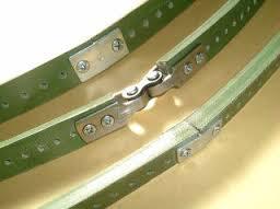 The Whale Belt Lacing Co.,Ltd. Adjustable In Length Perforated V Belt. Made In Japan (link Belt ...