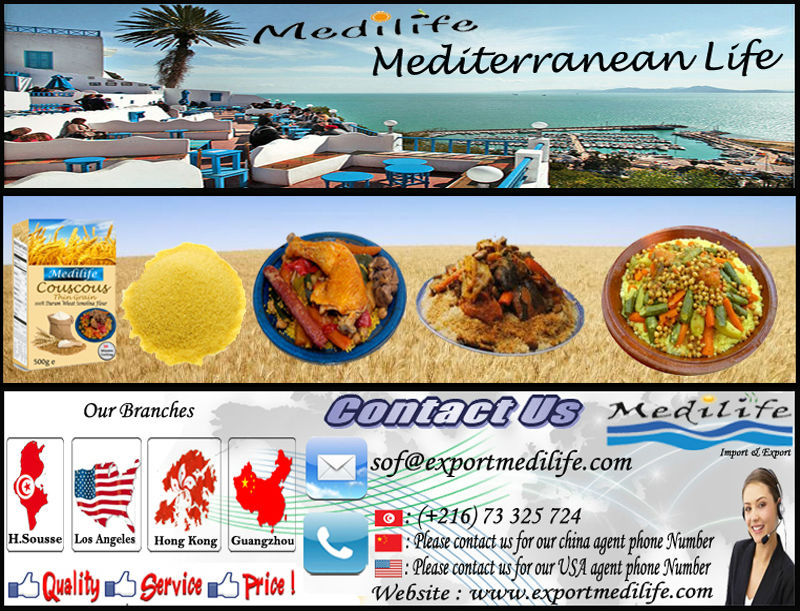 100% Tunisian High Quality Durum Wheat Semolina Flour ,Couscous,Tunisian Thin Grain Couscous,Couscous Thin Bag 500 g