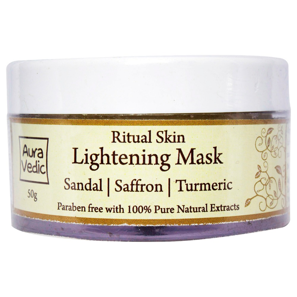 Skin Lightening Mask With Sandal Saffron Turmeric - Buy 