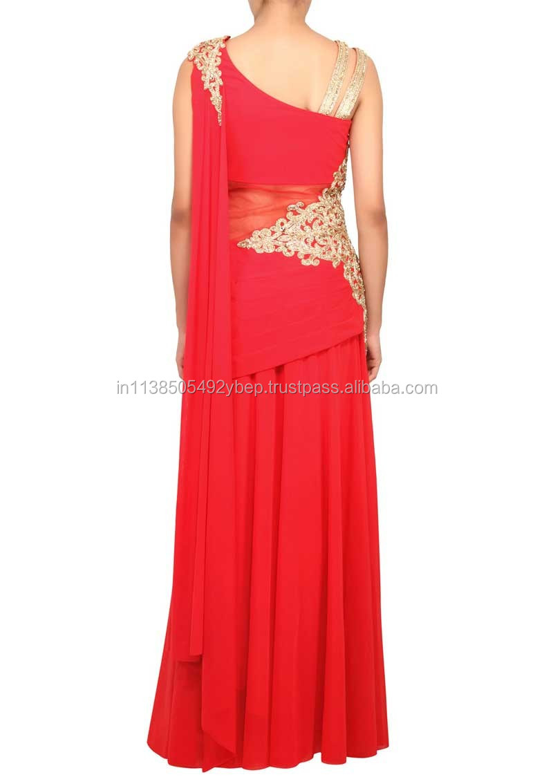 Designer Saree Gowns 2018 Alibaba