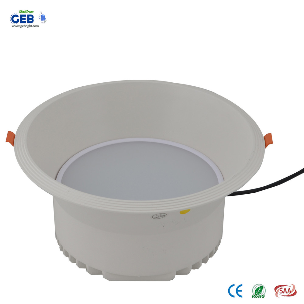 表面実装ledライト、25ワットcob ledダウンライト正方形90-260ボルト、100lm/wでce rohs証明書仕入れ・メーカー・工場