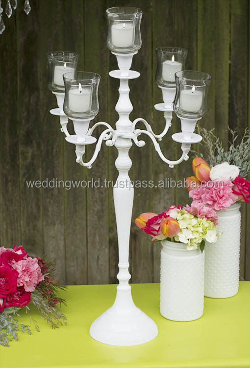 Reposteria vela candelabros wedding/candelabros decorativos piso ... Wedding Candelabros diseño