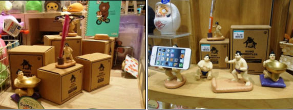 メガネのアクセサリーシリーズ相撲面白いペン携帯スタンド机の上に問屋・仕入れ・卸・卸売り