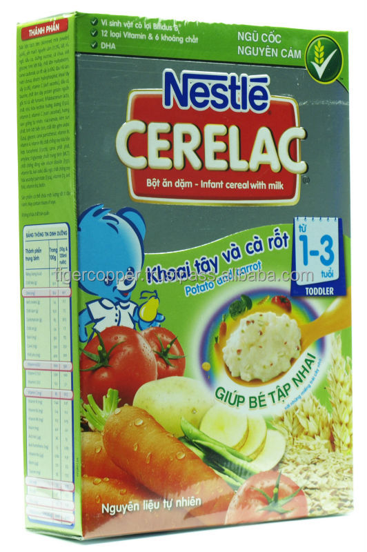 NESTLE CERELAC YOGURT MIXED ORANGE AND MANGO INFANT CEREAL WITH MILK BOX 200G