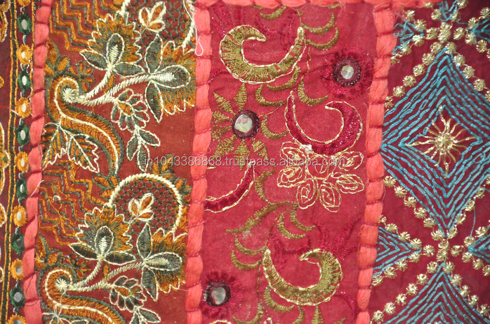 インドの民族刺繍パッチワークの手の袋、 ファッションレディーススリング卸売業者の綿のショルダーバッグ問屋・仕入れ・卸・卸売り