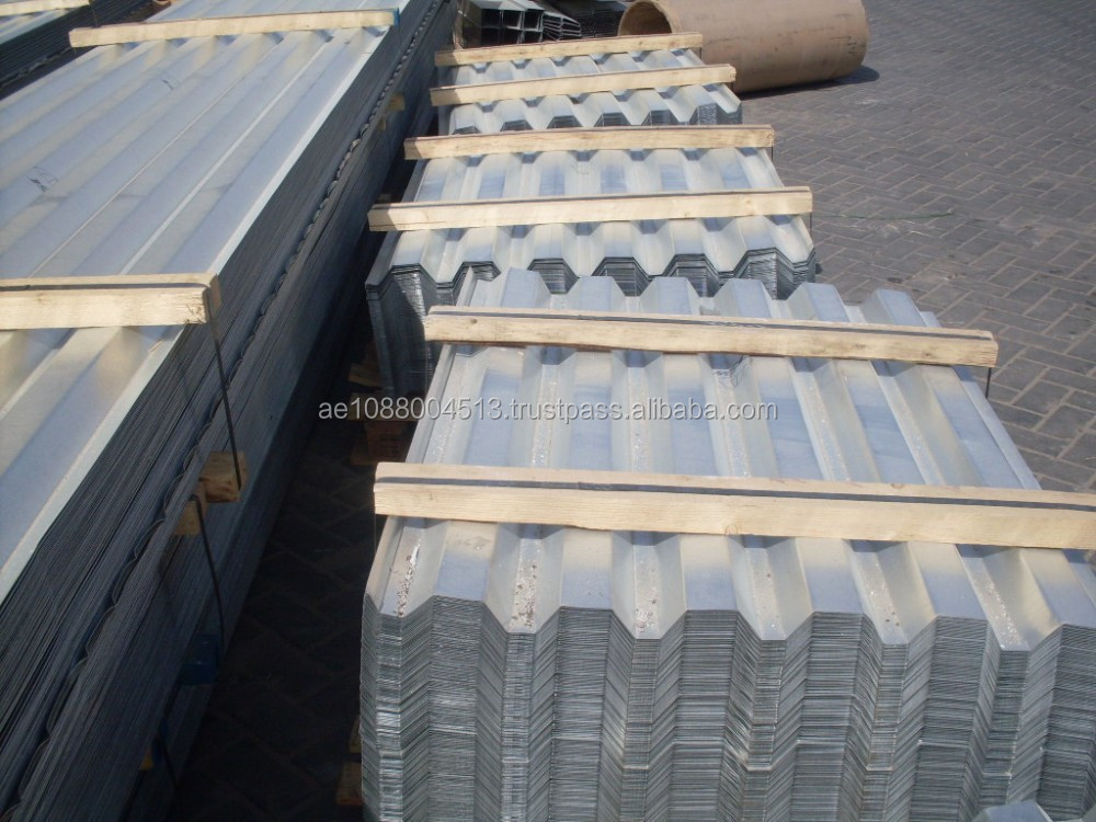Purlins/roofing&cladding Sheets/sandwich Panels/decking/skylight/insulation Materials +971 56