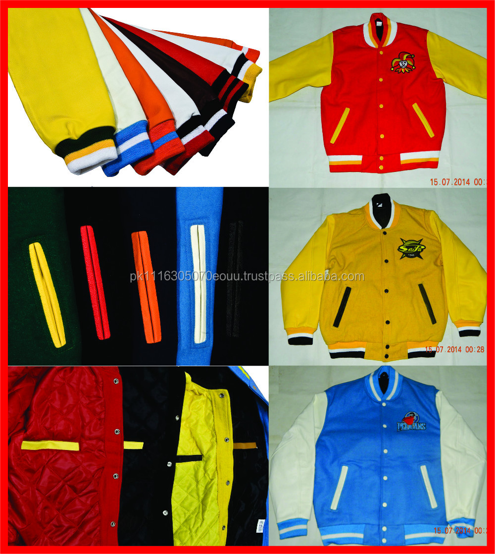 当社のベストファッショナブルなデザインスリムフィットバーシティジャケット男性と女性/刺繍カスタムバーシティジャケット/でnokiを着た仕入れ・メーカー・工場
