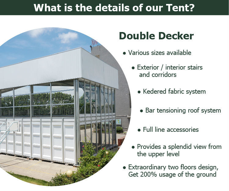 Experienced Aluminum Frame PVC Coated Clear Span Tent Manufacturer