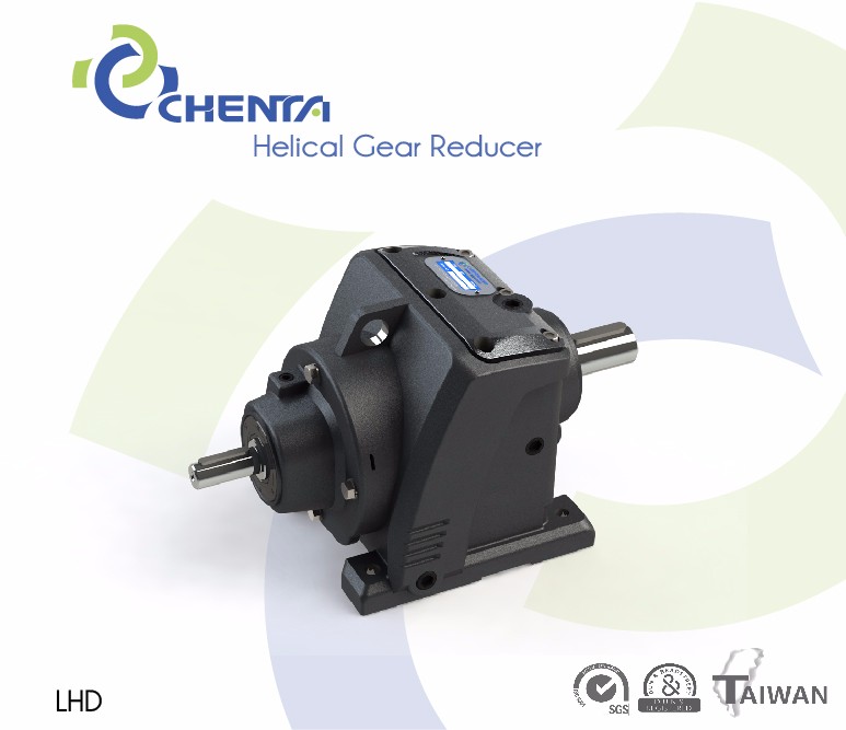 Lhd Application Of Helical Gear 10 1 Ac Motor Speed Reducer Flange