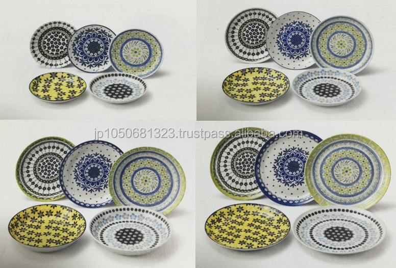 高品質の様々な芸術的なデザインのセラミックの小さな皿とカップラック日本製仕入れ・メーカー・工場