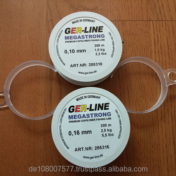 スポーツフィッシングライン、 ドイツで作られたナイロン釣り糸megastrong- ソフト0.10-0.60mm300メートル問屋・仕入れ・卸・卸売り