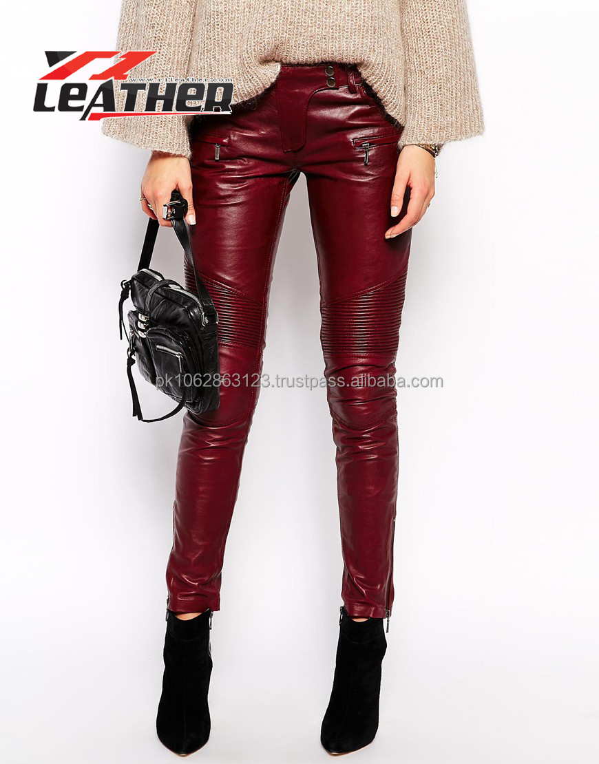 Contemporary Cheap Leather Pants Girls Meroon Buy Leather Ladies Pants Meroon,Sexy Tight Pu