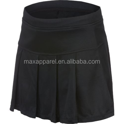 熱い販売の基本的な女子テニスskortプリーツポリエステル100％メッシュskortスポーツテニス仕入れ・メーカー・工場