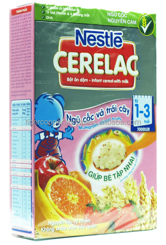 NESTLE CERELAC MULTIGRAIN MIXED FRUITS INFANT CEREAL WITH MILK BOX 200G