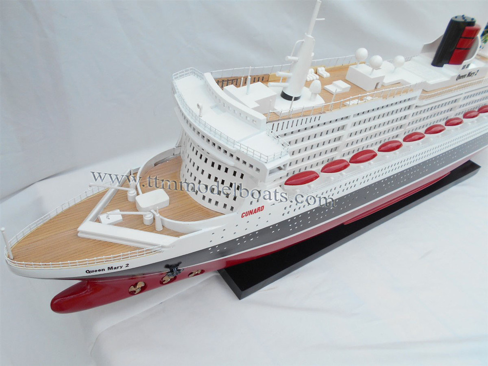 クイーンメリー2木製モデルのクルーズ船仕入れ・メーカー・工場