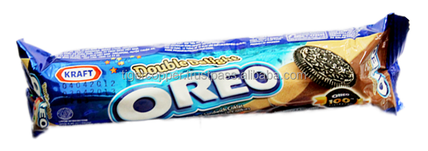 OREO CHOCOLATE SANDWICH COOKIES STRAWBERRY CREME FLAVOR PACK 137G/OREO CHOCOLATE BISCUITS/OREO BISCUIT/OREO COOKIES