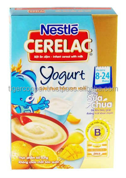 NESTLE CERELAC YOGURT MIXED ORANGE AND MANGO INFANT CEREAL WITH MILK BOX 200G