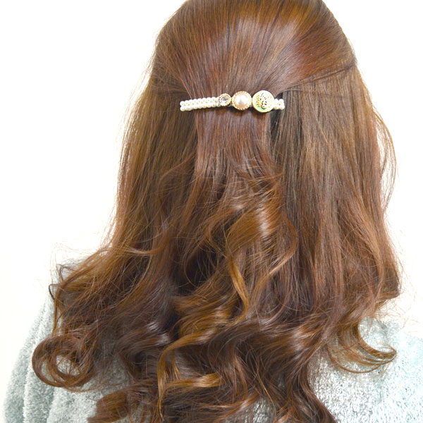 自由配置!! 高品質重複パールビジュー石ラインストーンエンブレムの成熟した女性のヘアアクセサリー。問屋・仕入れ・卸・卸売り