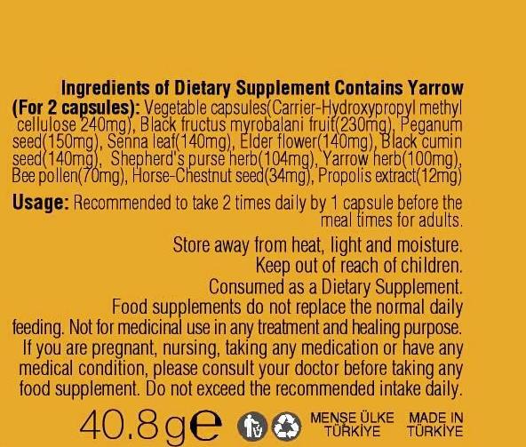 Berkap Ingredients