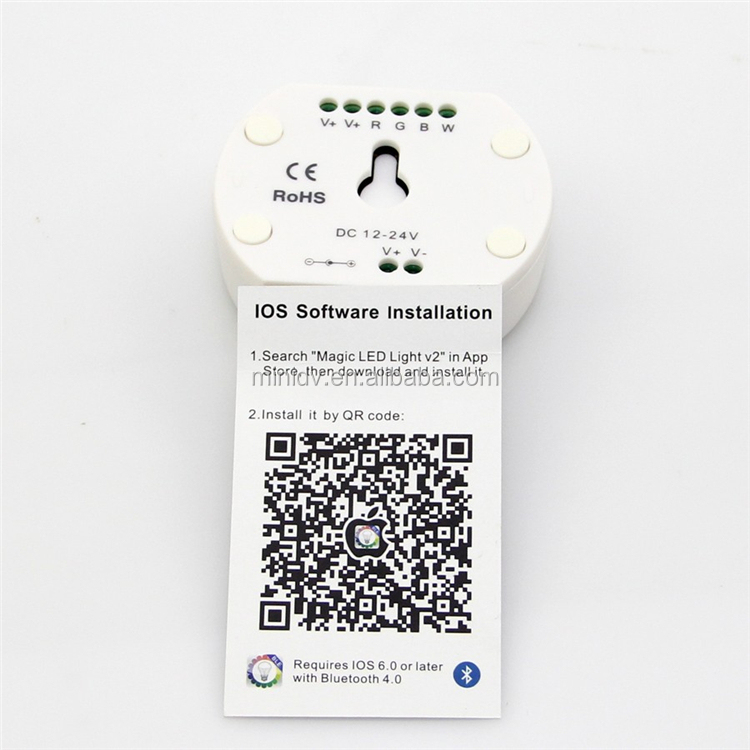 新しい到着の安い4chrgbwledストリップライトブルートゥース英語とコントローラを導いた、 フランセ、 エス、 iosアプリアンドロイド・イタリアーノ仕入れ・メーカー・工場