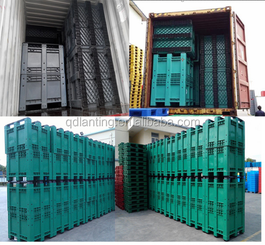 extra large airtight plastic stackable pallet