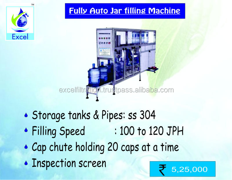 fully jar filling machine