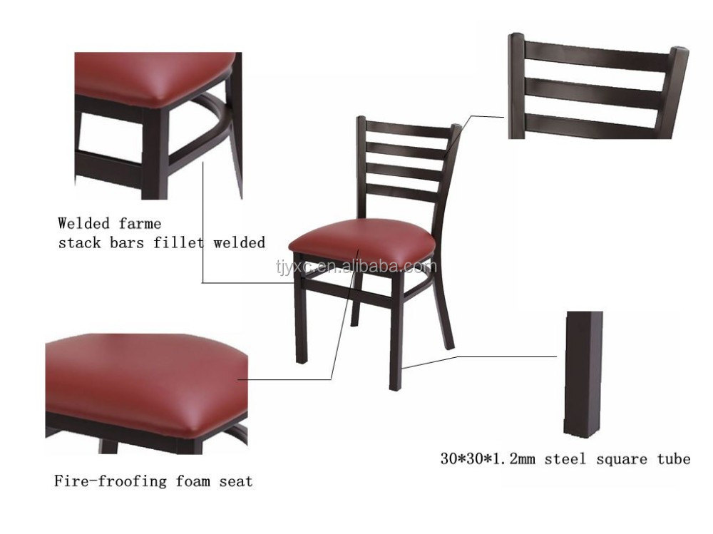 ファクトリーアウトレットレストランチェア使用金属折りたたみ椅子ホテル家具仕入れ・メーカー・工場