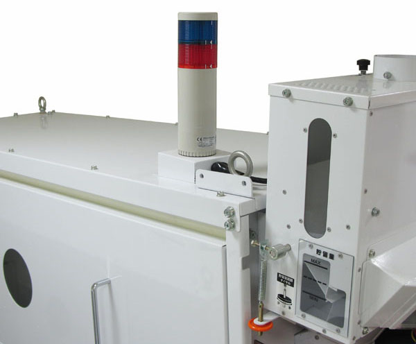 High quality grain grader made in Japan equipped with sample slot