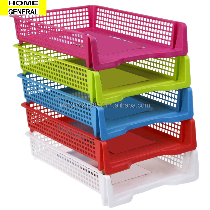 PLASTIC A4 FILING TRAY PORTRAIT 32x25x6cm / DOLLAR STORE ITEM