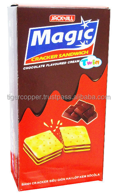 MAGIC TWIN CRACKER SANDWICH BUTTER FLAVOURED CREAM BOX 300G/MAGIC COOKIES/MAGIC BISCUITS