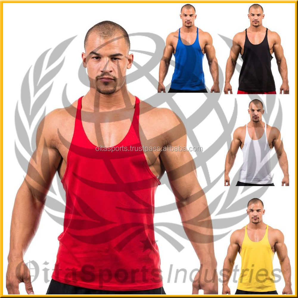 Custom 88 Polyester 12 Spandex Men Plain Gym Tank Tops,View Plain Gym