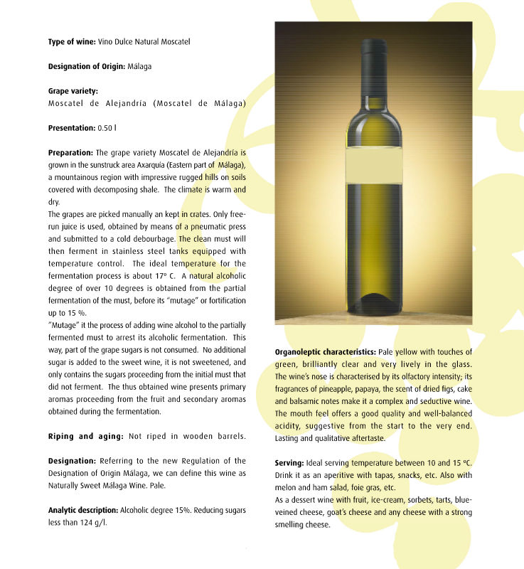 Malaga Moscatel wine 100 spanish product,Spain price supplier 21food