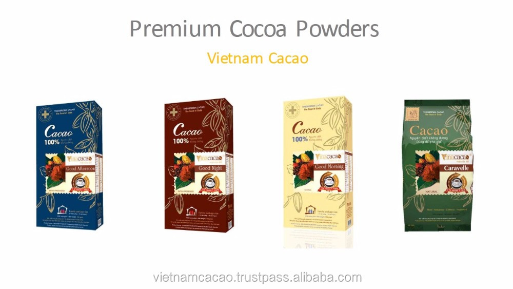 cocoa powder from vietnamcacao - 3 types for all day long