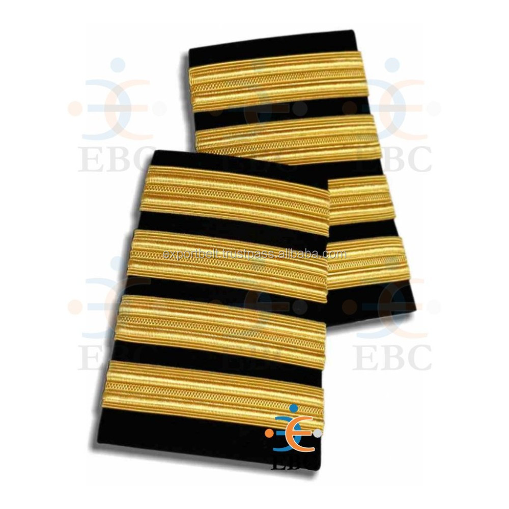 Captain Epauletes,First Officer Epauletes And Student Pilot Epaulettes Buy Military Rank