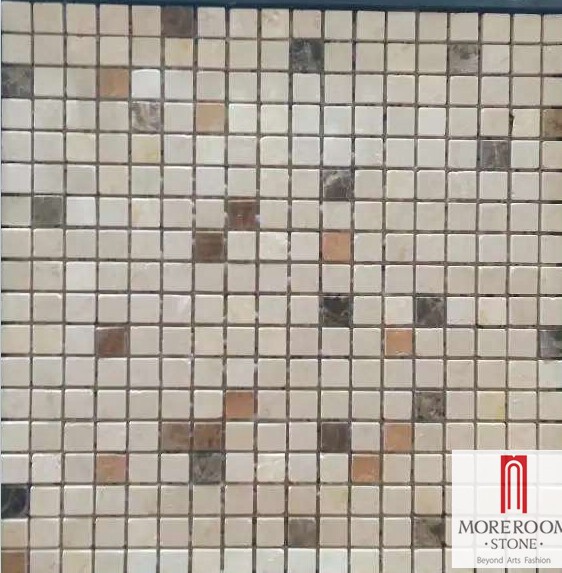 Natural Marble Small Square Plishaed Mosaic Tile (3) - .jpg
