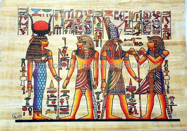 エジプトのパピルスの絵画、 本物のパピルス紙問屋・仕入れ・卸・卸売り