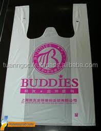 高品質のt- シャツバッグ女性のためのベトナム/プラスチック製の買い物袋仕入れ・メーカー・工場