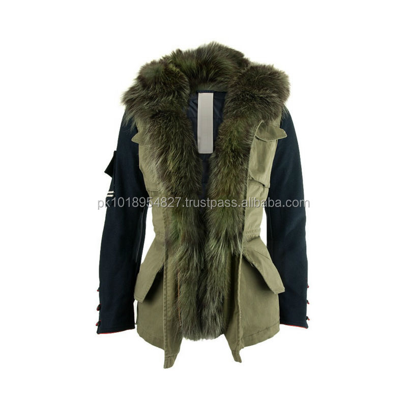 陸軍婦人良質の着心地の良いパーカコート冬用ジャケット仕入れ・メーカー・工場