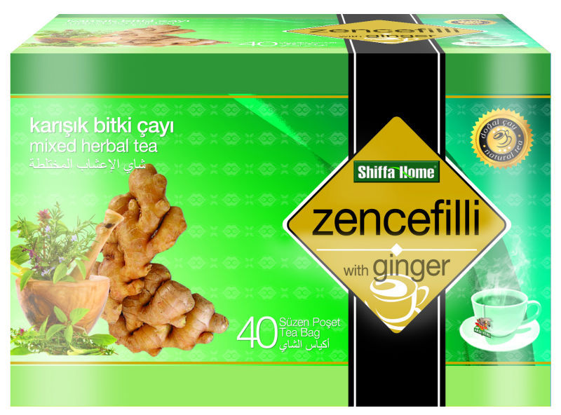 Ginger Tea Herbal Tea Ginger Tea Bag GMP Certified for Bronchitis Herbal Health Tea