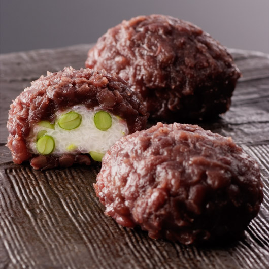 Tokachi Hokkaido Shichifuku Bean Cake - 5 Pieces with Green Soy Beans