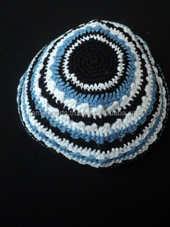 Jewish Mens Hats Knit Kippah / Kippah,Skull Cap,Kipot,Kippot,/ Cotton