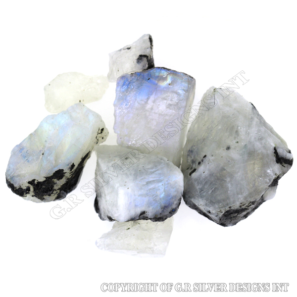 Rainbow Moonstone Rough,Wholesale Roughs Loose Natural Rare Uncut Semi