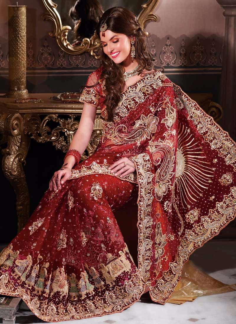 Designer Wedding Indian Saree Buy Designer Wedding Indian Saree