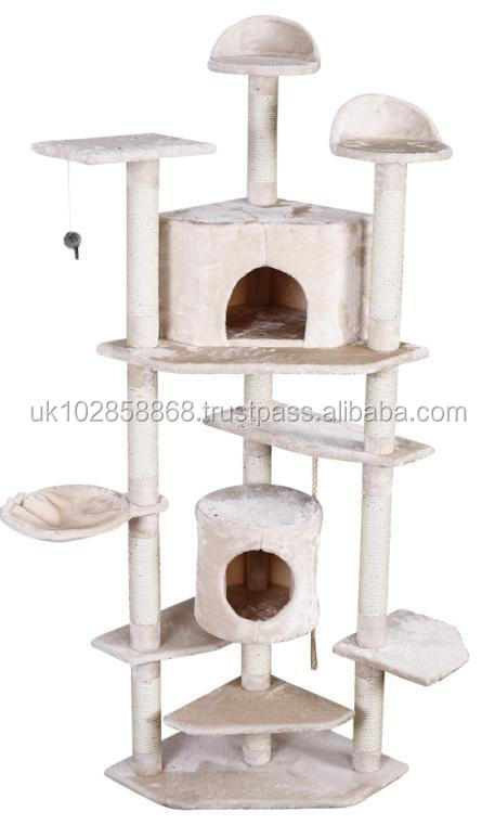 ヨーロッパで熱い販売、 高品質な大/ツリーキャットハウス小猫のペットのおもちゃ猫の家具低価格で!仕入れ・メーカー・工場
