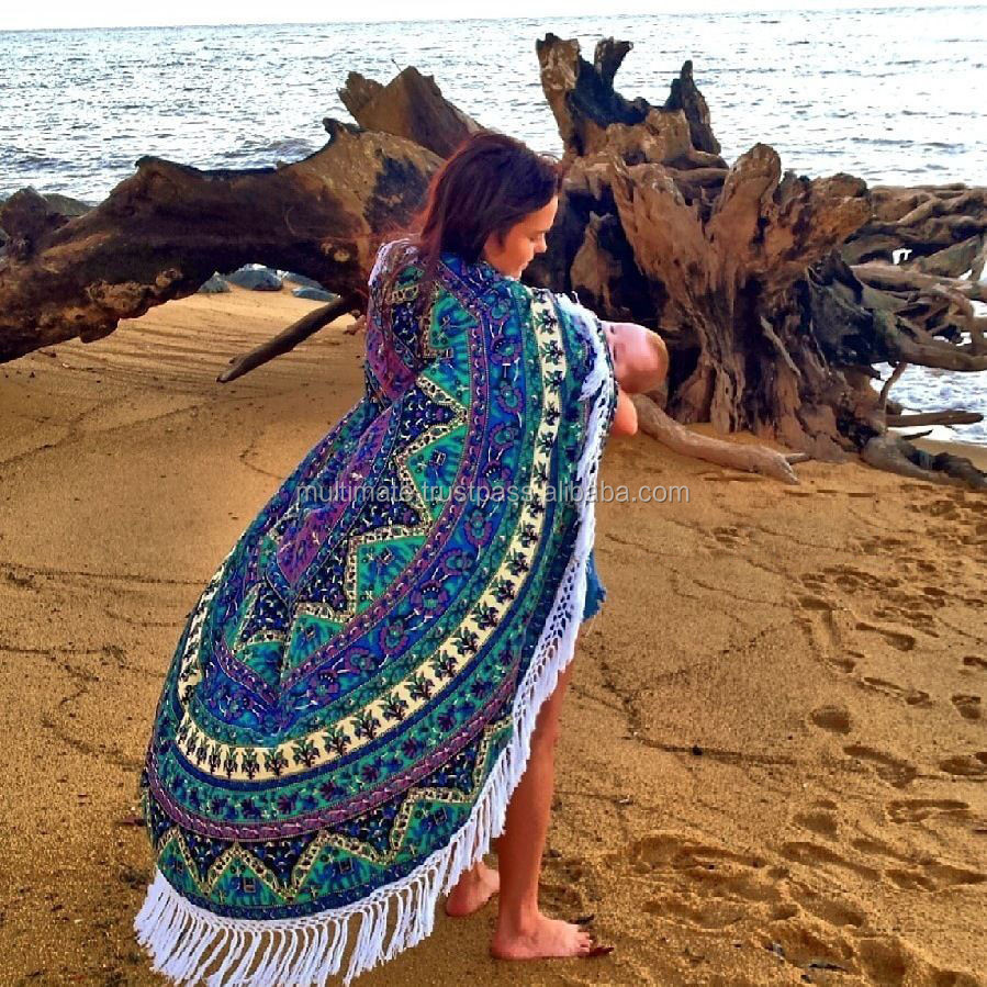 Indiano Rodada Hippie Mandala Praia Jogar Tapete de Yoga ~ Quarto Personalizado Hippie Indiano Rodada Hippie Mandala Praia Jogar Tapete de Yoga ~ Quarto Personalizado Hippie