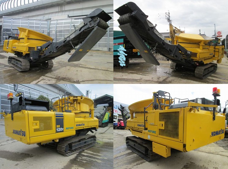 Japanese Used Mobile Wood Tub Grinder Komatsu Br 120t 1 Buy Japanese Used Mobile Wood Tub