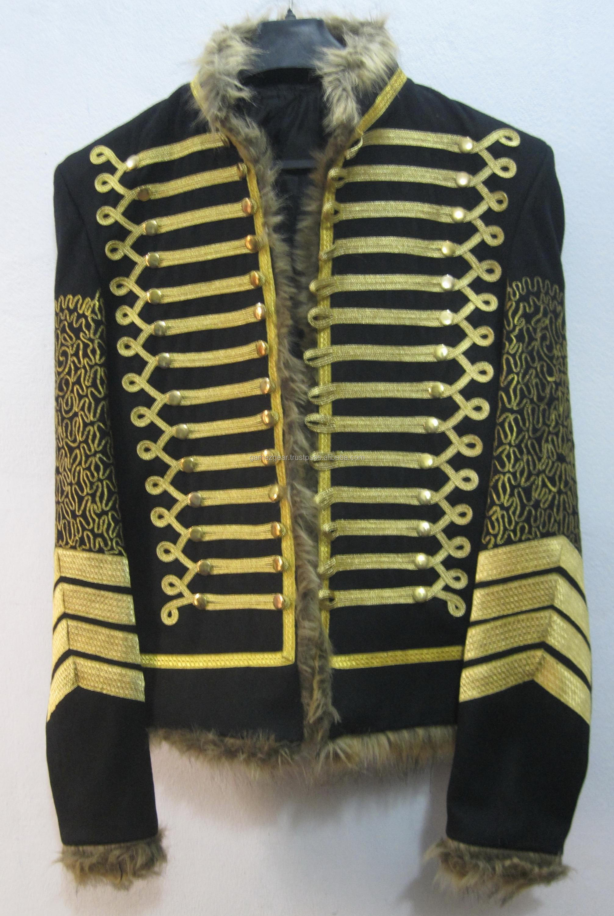 Vintage Marching Band Uniform Jackets And Military Patterns Tunics